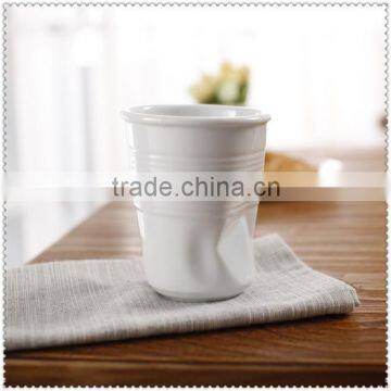 cheap ceramic Crumple Cup