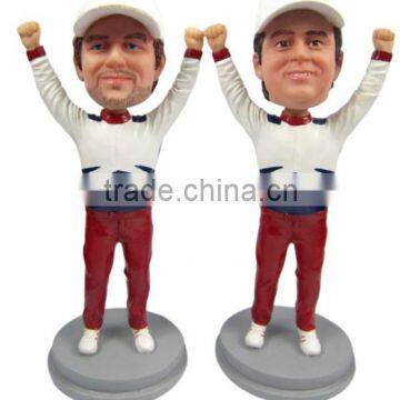 custom cheering Speed Racer bobble heads for F1