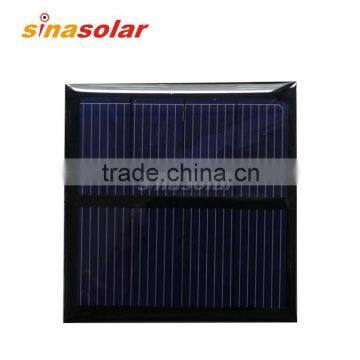 2V 200mA Polycrystalline Mini Epoxy Resin Solar Panel For Electronic DIY 60x60mm 0.4W