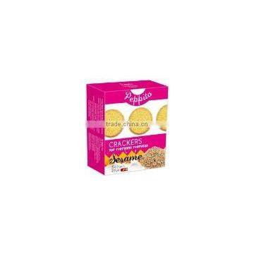 PEPPITO--310G*16box Super big biscuit/cracker(sesame fla)