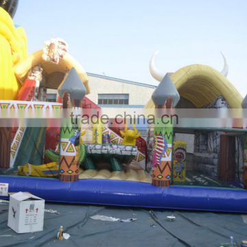 2016 Sunjoy New Designed Indian Style Inflatable Amusement Park,Inflatable playground,Inflatable Obstacle Course For Kids