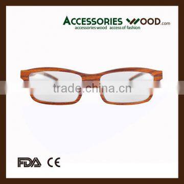 China Wood optical eyewear reading glasses for Optics with glasses case