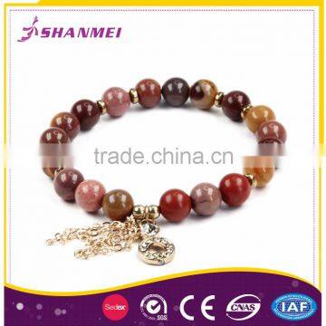 Strict QC Manufacturer Cotton Tassel Stretch Fashion Bracelet Bangle photo-5