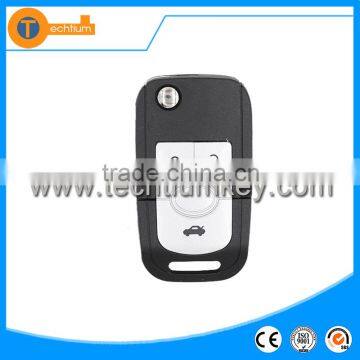 3 button flip remote key blank case shell with white key pad plate for Buick excelle Regal Lacrosse