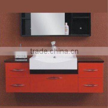 Pvc/mdf/oak Wood Vanity Double Sink Bathroom Design,new Design Bathroom Furniture Set photo-2