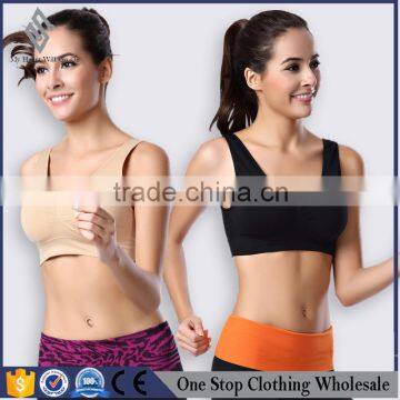 Special offer wholesale manufacturers selling NY081 double inserted yoga sports bra pad running sleep sports bra