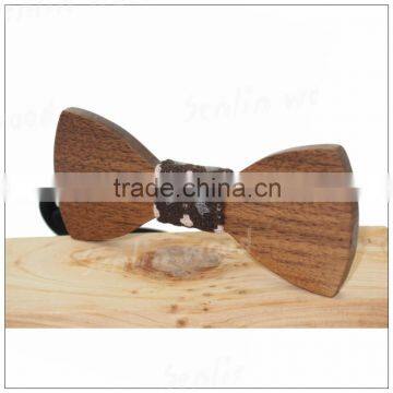 OEM hot sale bow tie wood carving bow tie for men