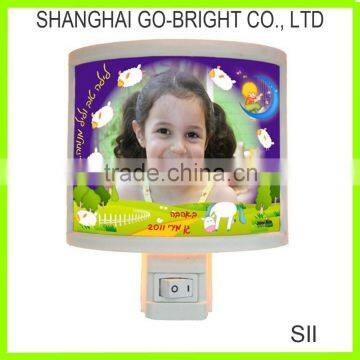 photo frame kids wall night lamp plug in night lights SII wall night lights