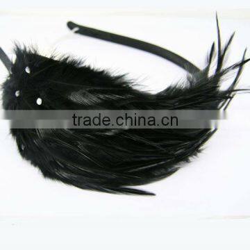 Trend hend band Feather hair accessories-H3529