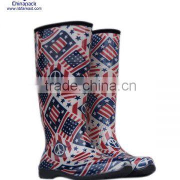 2015 best selling fashionable women rain boots