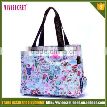 vivisecret 2015 exclusive brand designer nylon ladies handbag with good quality, woman shoulder bag