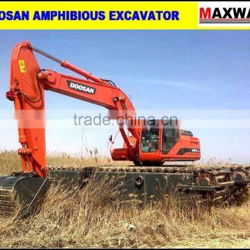 2015 New China Cheap ~ DOOSAN 225 Floating Pontoon Excavator with 1.1 m3 Bucket for sale , CE , EPA , Model: MAX225SD