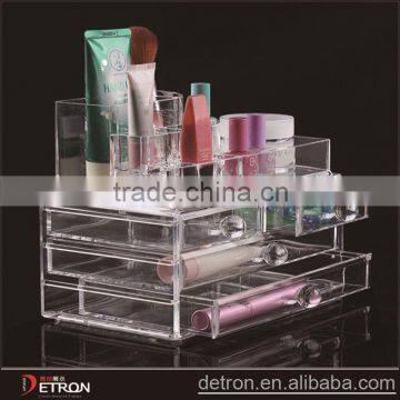 Cosmetic organizer container countertop display