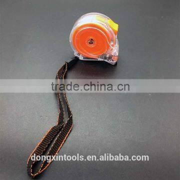 Transparent and resistant tape measure