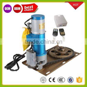 Remote control side chain roller door operator sliding rolling door operator with safety brake