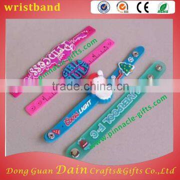 3D Character Eco-friendly Silicone Wristbands photo-3