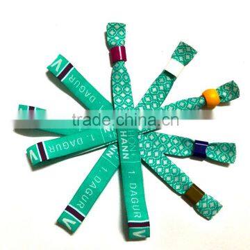 Manufacture Customized Logo Woven Wristband photo-6