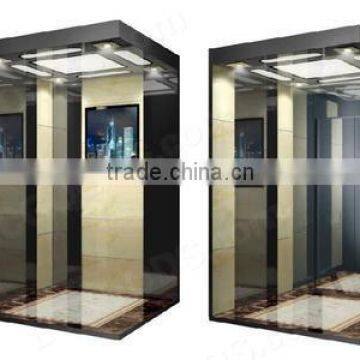 Luxury villa elevator with small machine-room