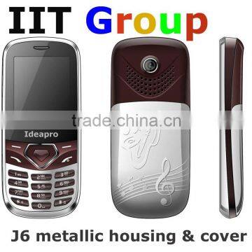 best price 1.8 inch phone OEM metal phone GSM quad band phone j6 metallic cell phone