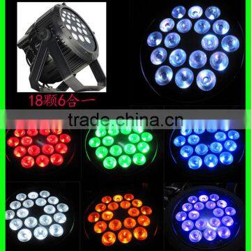 led par light professional 18 x 15W 6 in 1 rgbwap(uv) par light /outdoor light