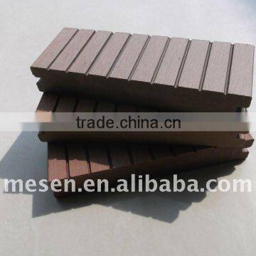 High Impact Resistant Wood Fiber + HDPE Solid Outdoor Decking Timber