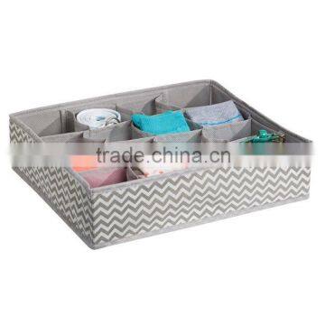 Foldable home fabric organizer cardboard divider order boxes