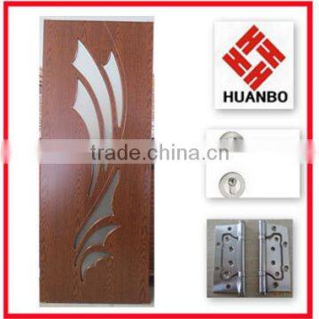2015 Well Sale Latest Design Wooden Doors With Glass