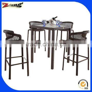 ZT-2001CT outdoor cheap rattan bar set