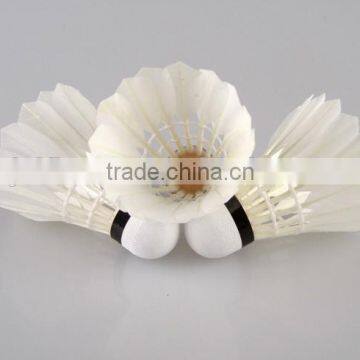 High Quality Badminton Shuttlecock Feather With White Goose Duck Feather Sport Game Training Badminton Ball