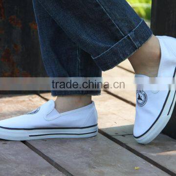 Cheap Price White Women Canvas Shoes photo-3