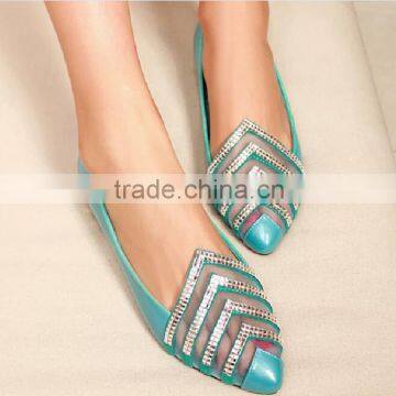 2016 Factory Wholesale Hot Selling Ladies Popular Flat Shoes CP6901 photo-2