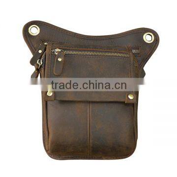 Wholesale Waterproof Leather Waist Bag with Belt for Sports and Traveling