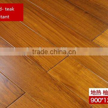 Hot sale heat-resistant solid teak wood flooring