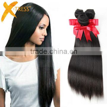 Best Price straight volume natural black virgin braizilian human hair weaving