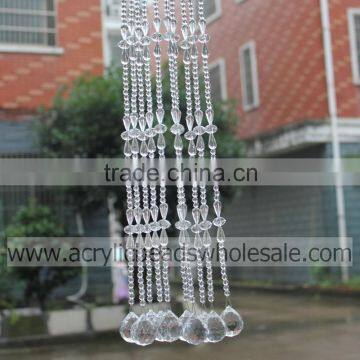 2016 Crystal Acrylic Beaded Curtains Clear Acrylic Arystal Beaded Curtain Chains Beaded Garlands