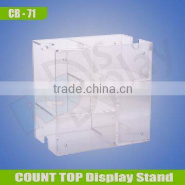 Professional customized acrylic display case for books