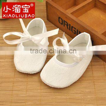 Hot Selling New Arrive Wholesale Beautiful Baby Girl Priness Shoes White Baby Shoes for Girl