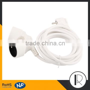 French type extension cord with two socket