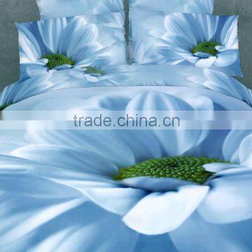 four six 2014 new pink rose 4pcs bed sheet cover pillowcase bedding set