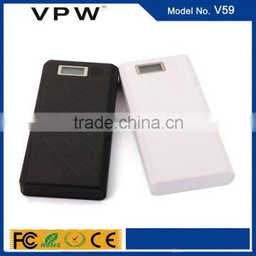 Rechargeable 5V 1A 2A Mobile phone 16000mAh Power Bank With LCD Display