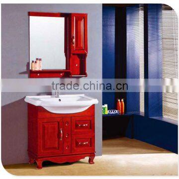 Floor-standing Wooden Bathroom Vanity for Sale photo-2