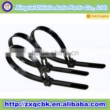 nylon cable tie/quick release cable tie/releasable plastic cable tie