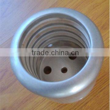 CNC machining oval aluminium auto parts of oil extrusion technical process