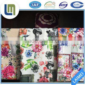 High grade polyester twill digital printing fabric to make bedding