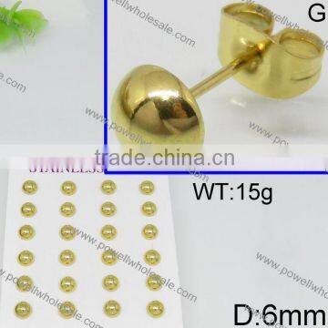 Latest Fashion Style Earring Stud Gold Plated photo-6