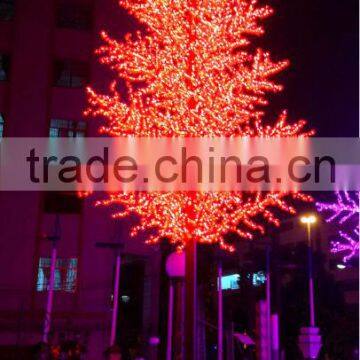 Maple leaf christmas led tree lighting