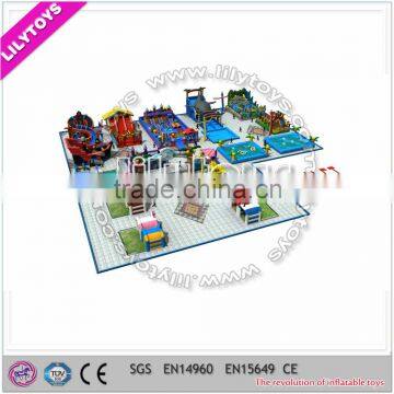 Hot Above ground frame pool/new design inflatable amusement park/steel pools