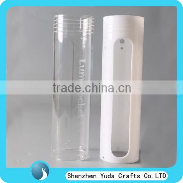 Laser Cut Acrylic Round Cylinder Tubes Plexiglass Acrylic Tube with Engraving