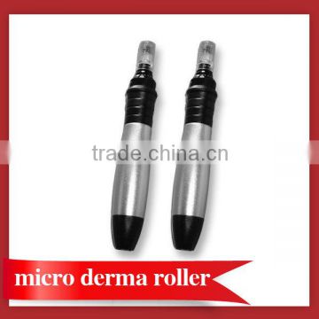 2016 new products acne scar removal micro needle therapy stainless derma roller electric stamp dermaroller