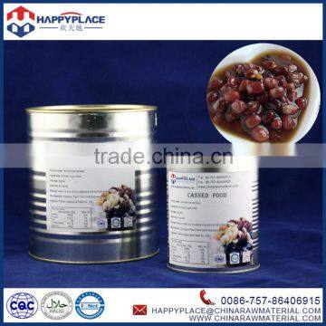 Canned sweet red bean